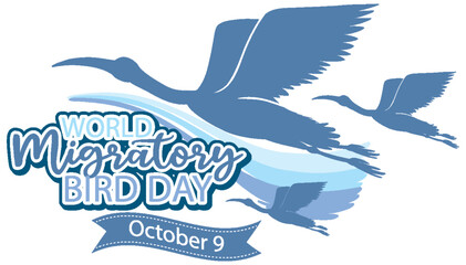 World Migratory Bird Day Banner Concept