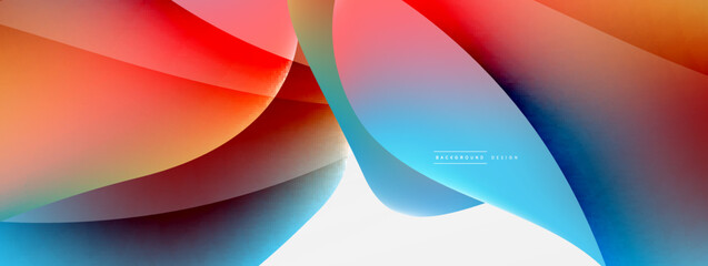 Fluid color abstract background. Liquid gradients, wave pattern. Trendy techno business template for wallpaper, banner, background or landing