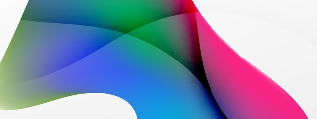 Fluid color abstract background. Liquid gradients, wave pattern. Trendy techno business template for wallpaper, banner, background or landing