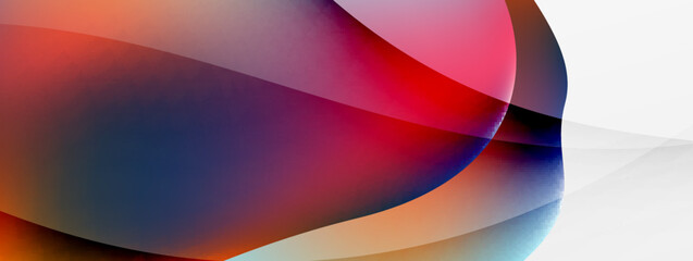 Fluid color abstract background. Liquid gradients, wave pattern. Trendy techno business template for wallpaper, banner, background or landing