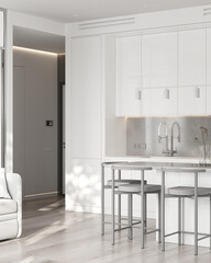modern kitchen interior