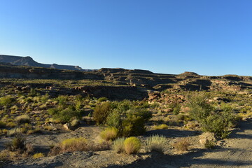 view of the mountains