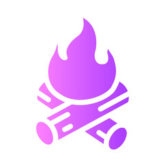 bonfire gradient icon