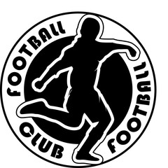 FOOTBALL ICON KIDS SILHOUETTE
