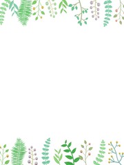 葉っぱ　フレーム　3D