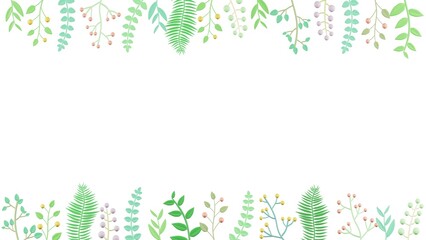 葉っぱ　フレーム