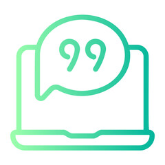 chat gradient icon
