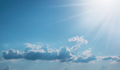 Clouds in the form of an angel