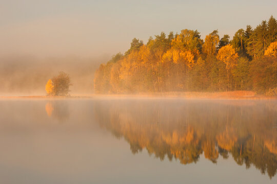 fog on the lake © knlml