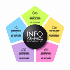 Infographic design template with place for your data. Vector illustration.
