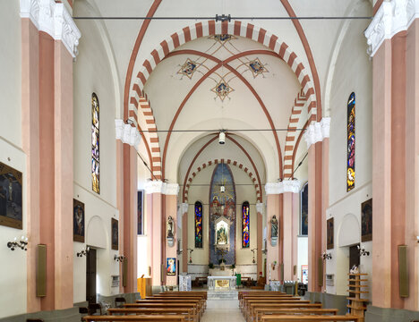 Italien - Emilia-Romagna - Medesano - Parrochia di San Pantaleone - Innenansicht