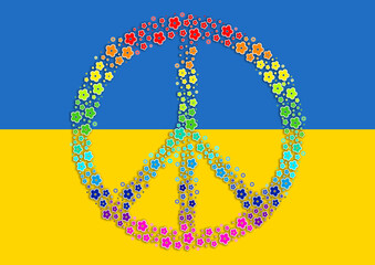 illustration of peace symbol