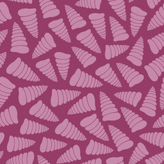 Vector seamless pattern with simple elements, .flowing lines