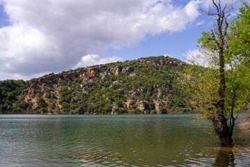 Zirou or Ziros lake in Preveza Greece.