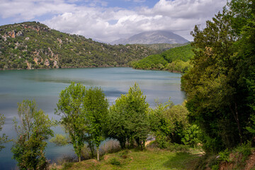Zirou or Ziros lake in Preveza Greece.