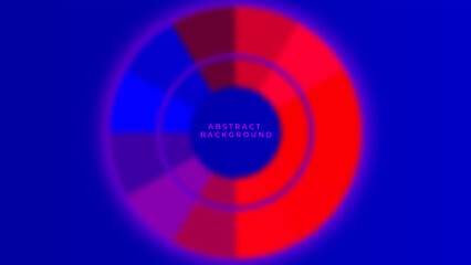 Blue abstract background. Vector Illustration