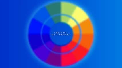 Blue abstract background. Vector Illustration