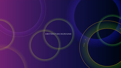 Purple paper waves abstract banner design. Elegant wavy vector background