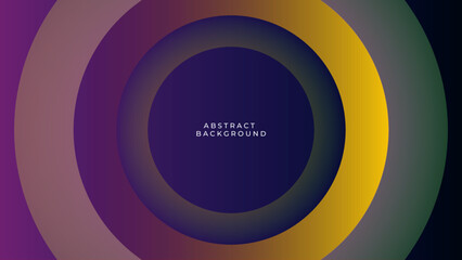 Purple paper waves abstract banner design. Elegant wavy vector background