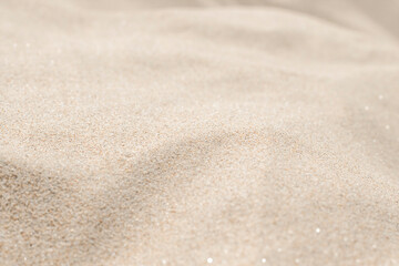 Fototapeta na wymiar Sand dunes close-up with areas of sharpness and defocus