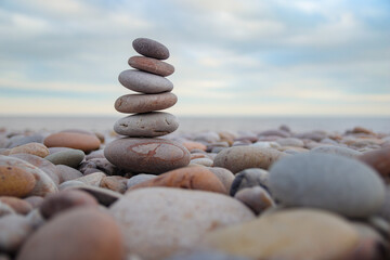 stones on the beach