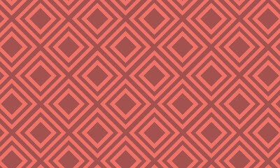 red diamond pattern background. flat style - stock vector.