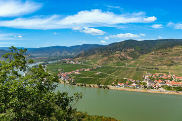 View of the Danube in the Wachau. Lower Austria.