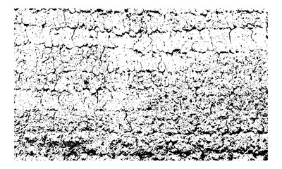 Broken texture wall, Sketch grunge texture monochrome Design Stylish modern Crack Effect background for different print products, Vector Vintage illustration