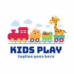 Kids Play Ground Logo Design, Kids Store Logo
