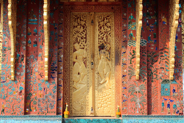 Fototapeta premium buddhist temple (wat xieng thong) in luang prabang (laos) 