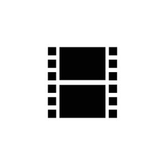 Obraz premium Movie Icon, Video Sign, Film Icon Sign Vector Isolated on White Artboard