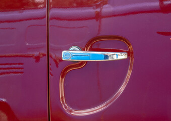 The door of old-timer car