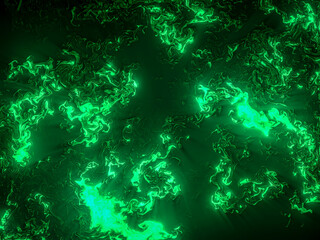 Fototapeta na wymiar green fractal background, fabric, texture