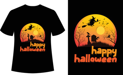 Happy Halloween Vintage and Retro Tshirt, typography, vector, spooky, clothing, quotes, print ready 