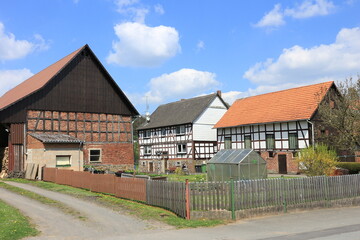 Fototapeta na wymiar Gebäude in Willersdorf