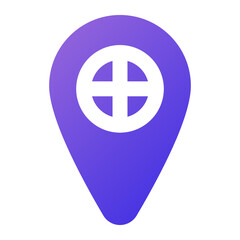 address pin icon gradient style