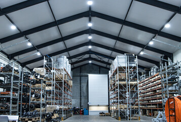 interior of a industrial warehouse