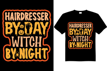 Halloween t-shirt design vector file spooky funny horror teacher nurse grandpa mom dad scary witch t shirt design