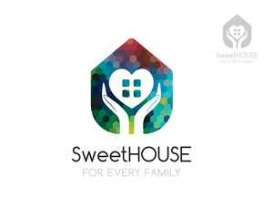 Care home logo template.