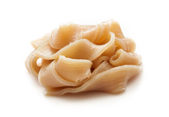 hot pot Sichuan noodles isolated on white background. hot pot Sichuan noodles Chinese food isolated on white background.                          