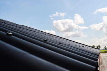 fibre cement sheets on a roof