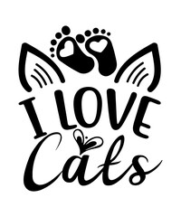 Obraz premium Cute Cat SVG Bundle,Kitty Cat,Kawaii Kitty,Kitty Birthday,Kitty Shirt,Kitty Party,Kitty Svg,Kitty Png,Layered,CommercialUse,Instant Download,Cat Quotes Svg Bundle, Cat Mom, Mom Svg, Cat, Funny Quotes,
