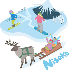 アクティビティを楽しむ冬のニセコ旅行