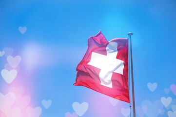 Fahne, Nationalflagge der Schweiz, Schweizerische Eidgenossenschaft, Schweizerfahne