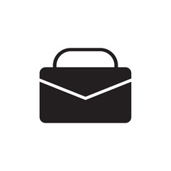 shopping bag icon logo vector design
