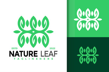 Abstract Health Leaf Logo Design, brand identity logos vector, modern logo, Logo Designs Vector Illustration Template