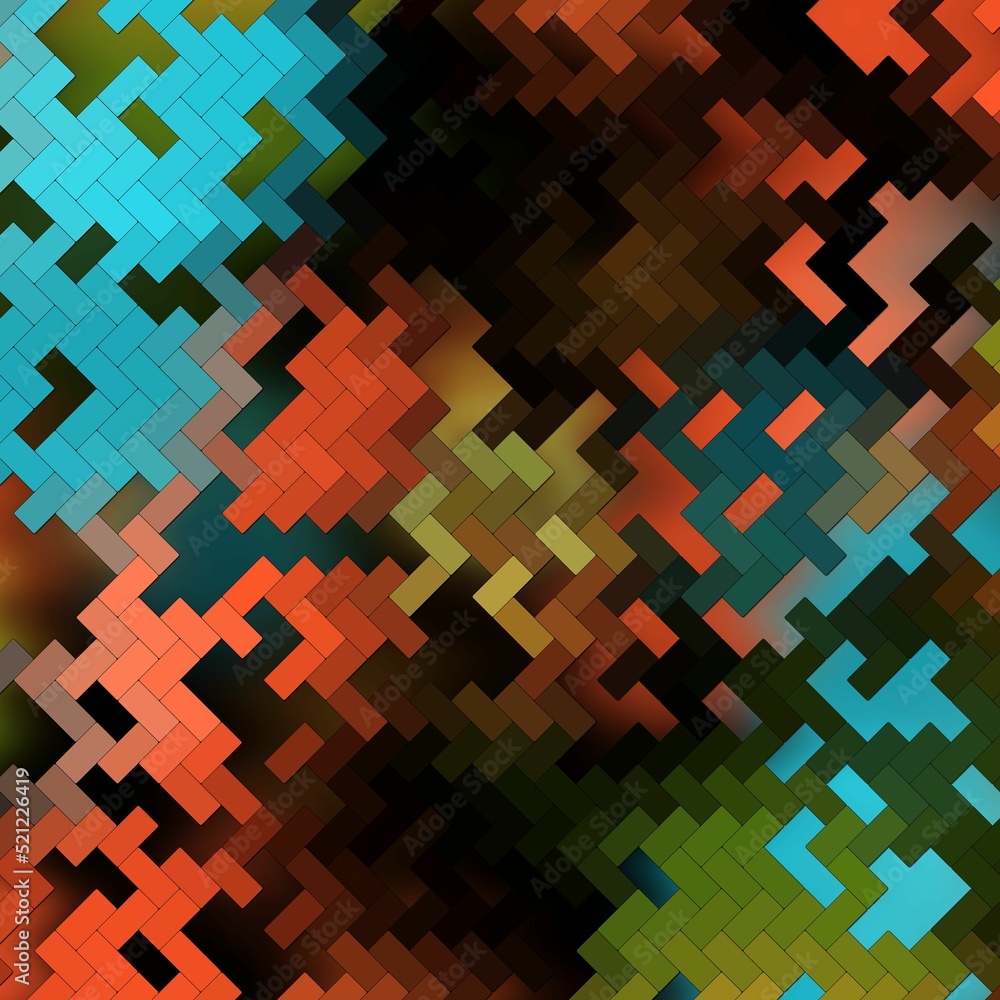 Poster abstract multicolored low poly mosaic rectangles style background bright geometric square imagin