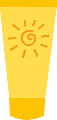 Sunscreen in a tube
