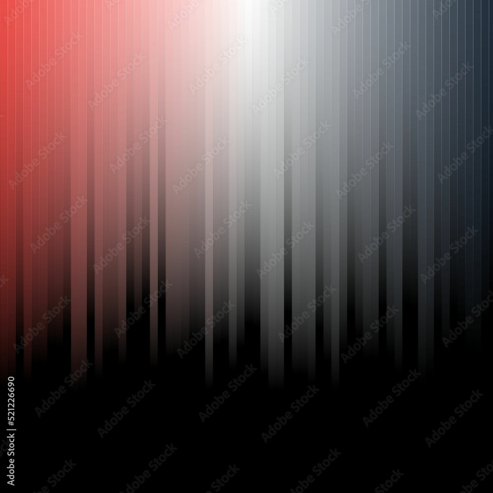 Poster illustration of an abstract background design with bright multicolored gradient vertical blurred