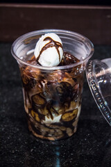 food photography, dessert and candy shot, photo is selective focus with shallow depth of field. Photos taken at Cairo Egypt 